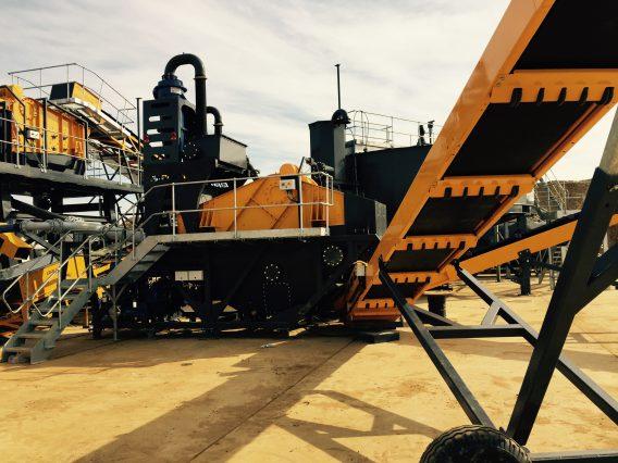 Twin Cyclone (two product) - compact sand recovery plant